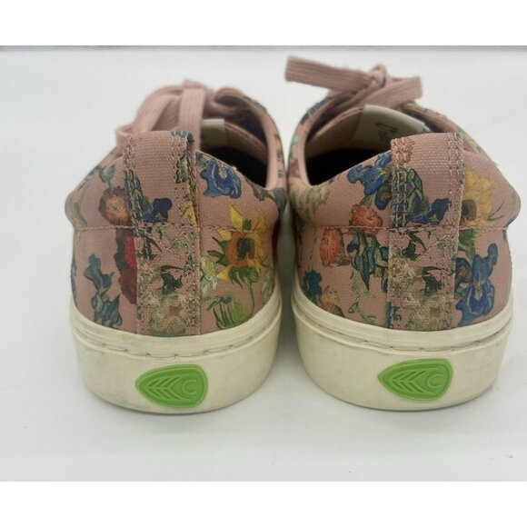 Cariuma Van Gogh Museum Sneakers Flower Canvas W 12 M 10.5 Casual Boho Unisex - Picture 3 of 5